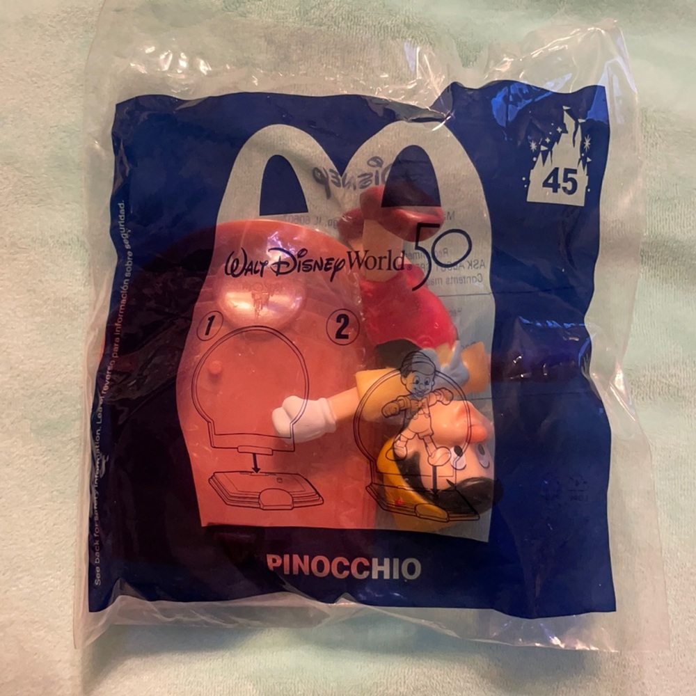 pinocchio (#45) disney anniversary mcdonald’s toy